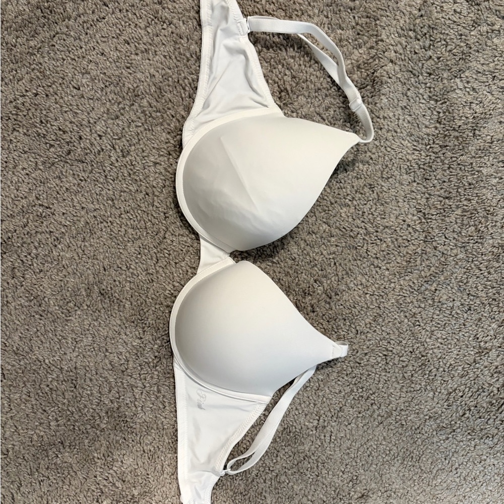 White PINK Push Up Bra - Classic Smooth Support
